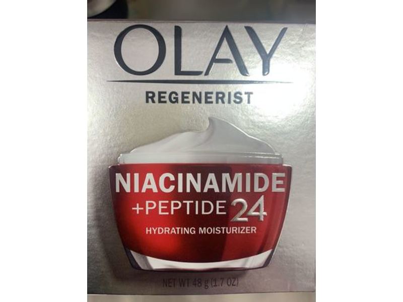 Olay Regenerist Niacinamide + Peptide 24 Hydrating Moisturizer, 1.7 oz/48 g
