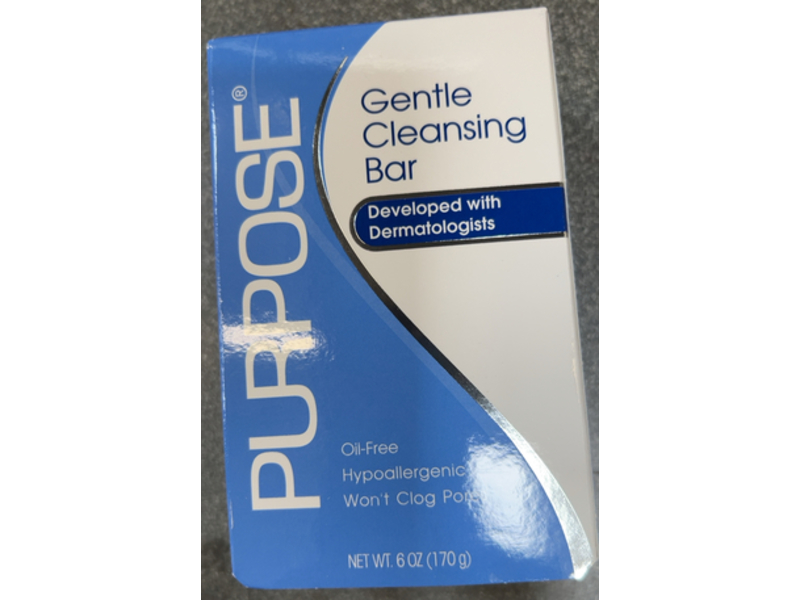 Purpose Gentle Cleansing Bar, 6 oz/170 g.