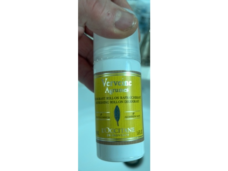 L'Occitane en Provence Roll-On Deodorant, Citrus Verbena, 1.60 fl oz/50 mL