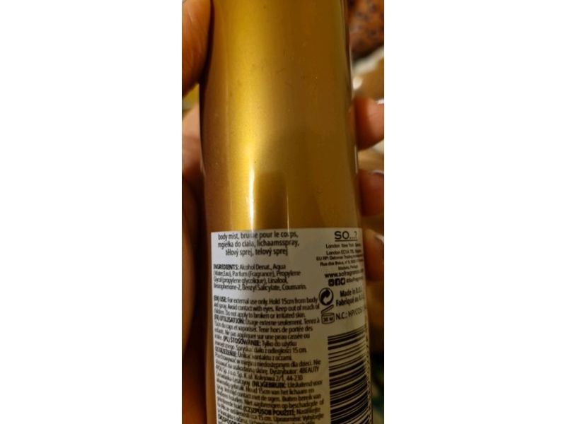 So...? Unique Truffle Cream Body Mist, White Chocolate & Coconut Flowerm, 5.1 fl oz/150 mL