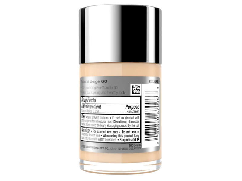 Neutrogena Healthy Skin Liquid Makeup, SPF 20, Natural Beige, 1 fl oz/ 30 mL