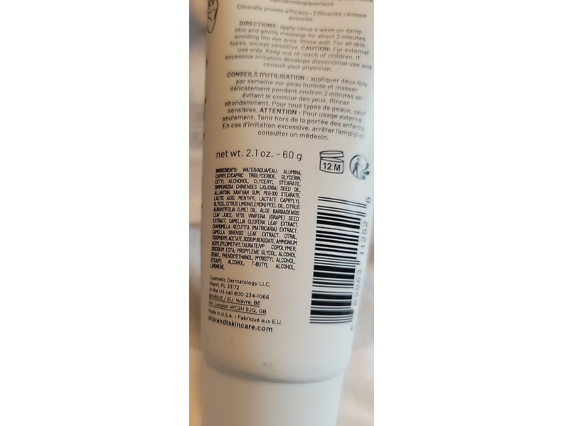 Dr. Brandt Advanced Microdermabrasion Face Exfoliator, 2.1 oz/60 g