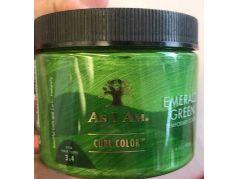 As I Am Curl Color, Emerald Green, 6 oz/182 g