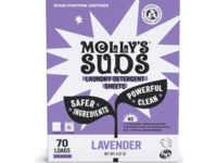 Molly’s Suds Laundry Detergent Sheets, Lavender, 70 Loads, 4.32 oz - thumbnail 1