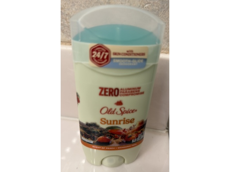 Old Spice Sunrise Deodorant, Peach + Mandarin Peel Scent, 3.0 oz/85 g