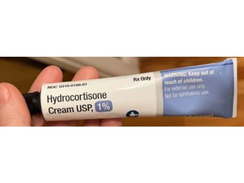 Hydrocortisone Cream USP 1%, 1 oz, Crown Laboratories (RX)
