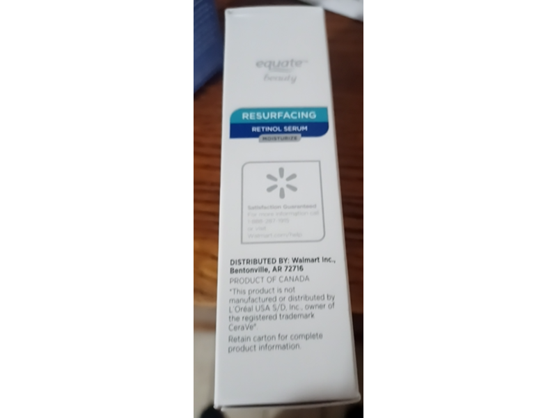 Equate Beauty Resurfacing Retinol Serum , Moisturize, 1 fl oz/30 mL
