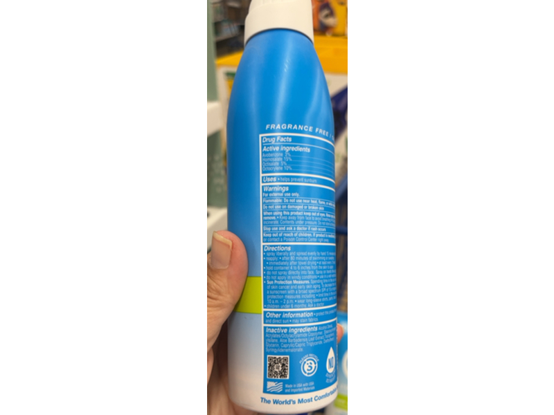 Surface Dry Touch Sunscreen Spray, SPF 50, 6 oz/170 g