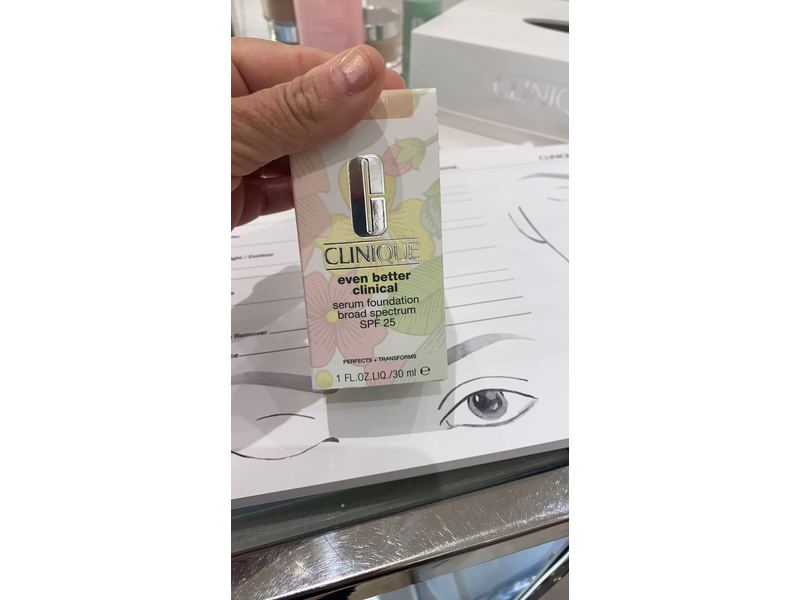 Clinique Even Better Clinical Serum Foundation Broad Spectrum SPF 25, CN 28 Ivory, 1 fl oz/30 mL