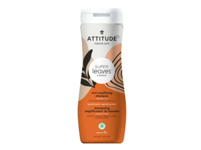 Attitude Super Leaves Science Curl Amplifying Shampoo, Coconut Oil, 16 fl oz/473 mL