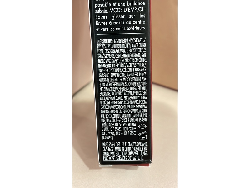 e.l.f. Glow Reviver Slipstick Lip Oil Stick, Jam Packed, 0.11 oz/3.4 g