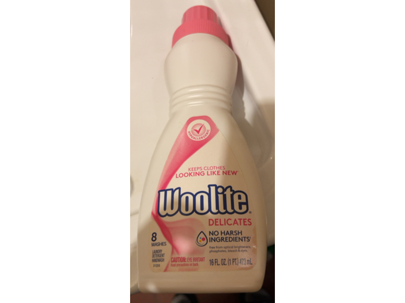 Woolite Delicates Laundry Detergent Handwash, 8 Loads, 16 fl oz/473 mL