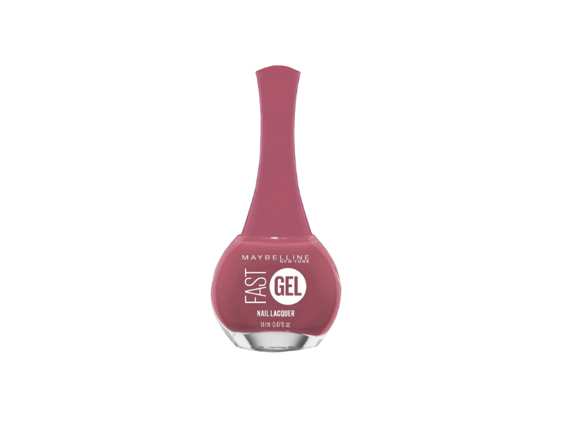 Maybelline New York Fast Gel Nail Lacquer, 130 Pink Charge, 0.47 fl oz/14 mL