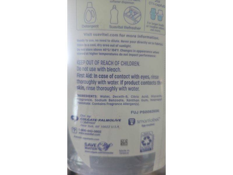 Suavitel Refresher Fabric Rinse, Floral Fresh, 25.5 fl oz/754 mL