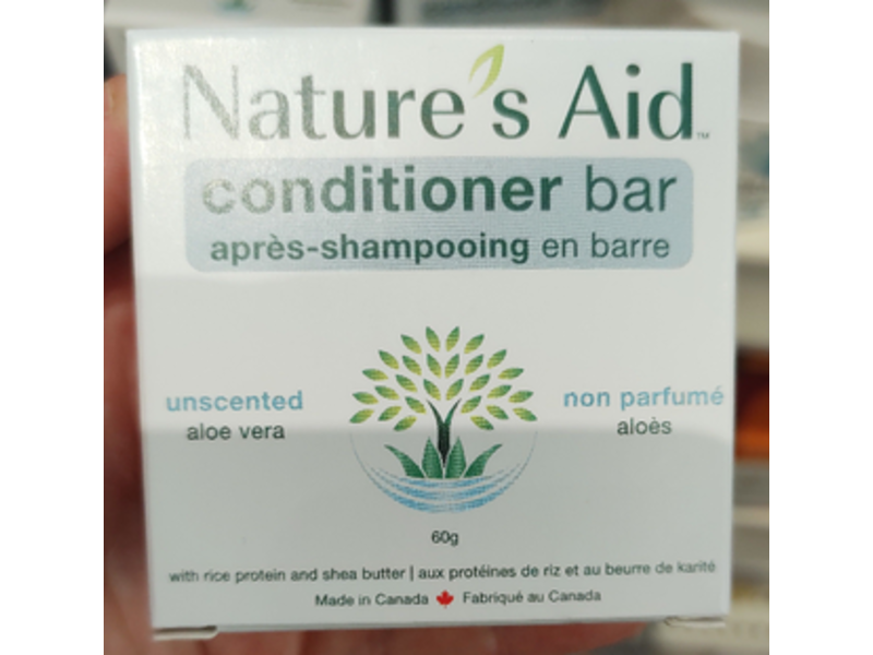 Nature's Aid Conditioner Bar, Aloe Vera, 60 g