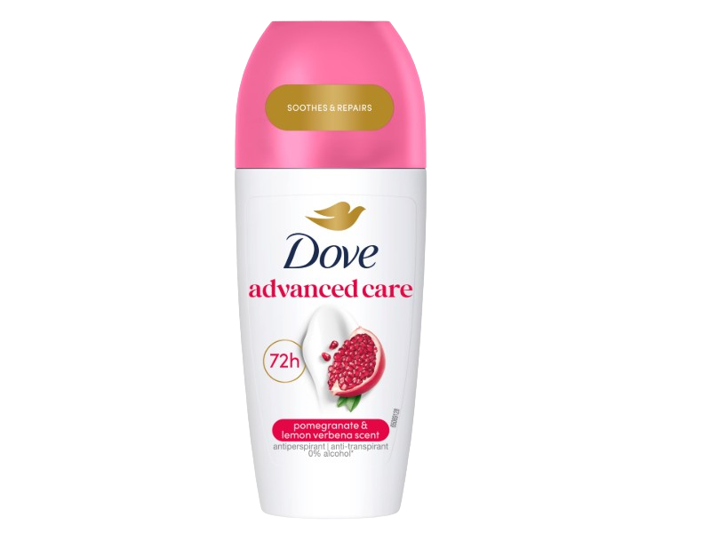 Dove Advanced Care Antiperspirant, Pomegranate & Lemon Verbena Scent, 50 mL