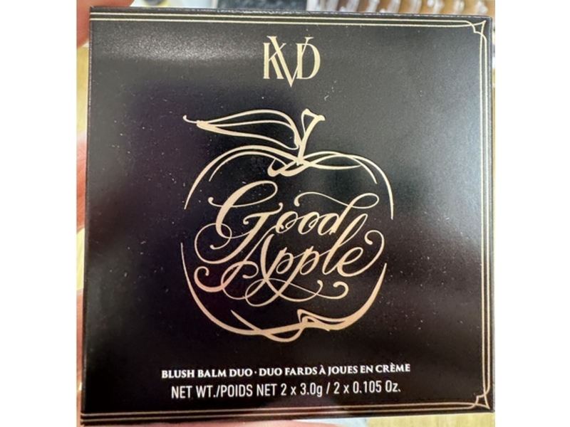 KVD Beauty Good Apple Blush Balm Duo, Cryptic Apple & Mythic Apple, 0.105 oz/3 g