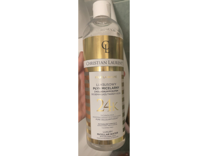 Christian Laurent Luxury Micellar Water, Colloidal Gold, 16.9 fl oz/500 mL