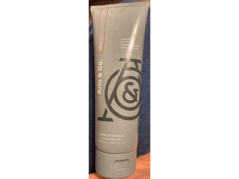 Atlas Arlo & Co Conditioning Shave Cream, Tobacco & Citron, 8 fl oz/240 mL