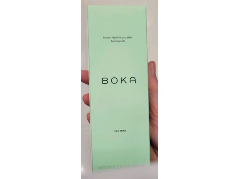 Boka Nano-Hydroxyapatite Toothpaste, Ela Mint, 3.4 oz/96 g
