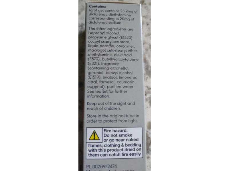 Boots Diclofenac Diethylamine Targeted Pain Relief Gel, 50 g