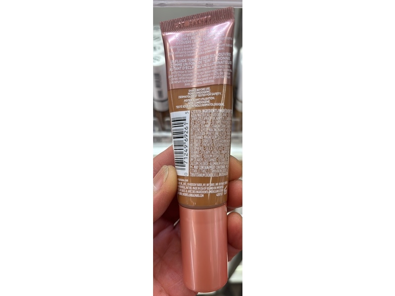 L'Oreal Paris Lumi Le Glow Skin Tint Foundation, 310 Warm, 0.84 fl oz/25 mL