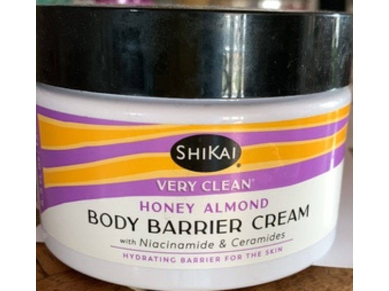 ShiKai Very Clean Body Barrier Cream, Honey Almond, Niacinamide & Ceramides,