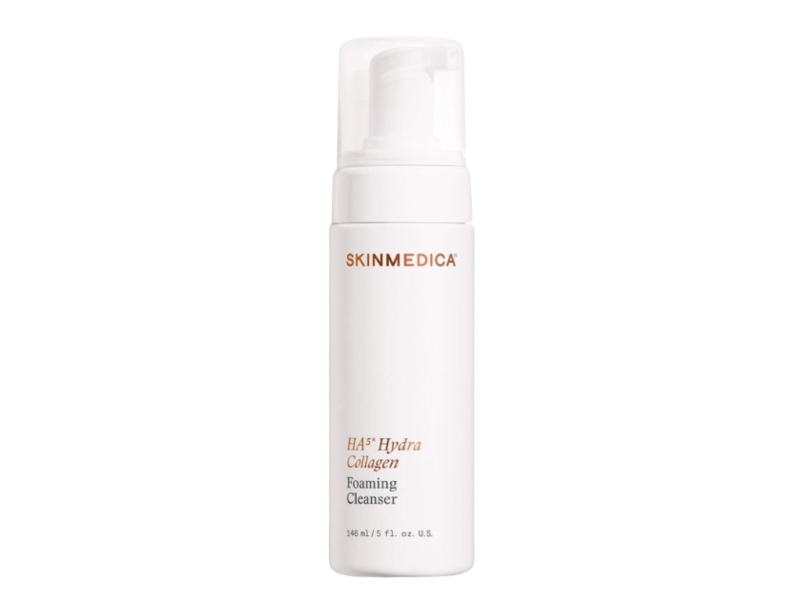 SkinMedica HA⁵ Hydra Collagen Foaming Cleanser, Vegan Collagen, 5 fl oz/148 mL