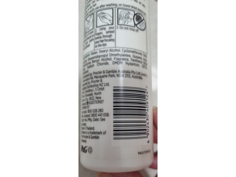 Pantene Pro V Leave On Cream, Intense Smoothing, 250 mL