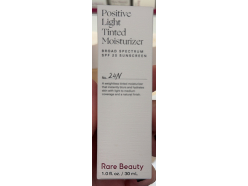 Rare Beauty Positive Light Tinted Moisturizer, SPF 20, 24 N, 1.0 fl oz/30 mL