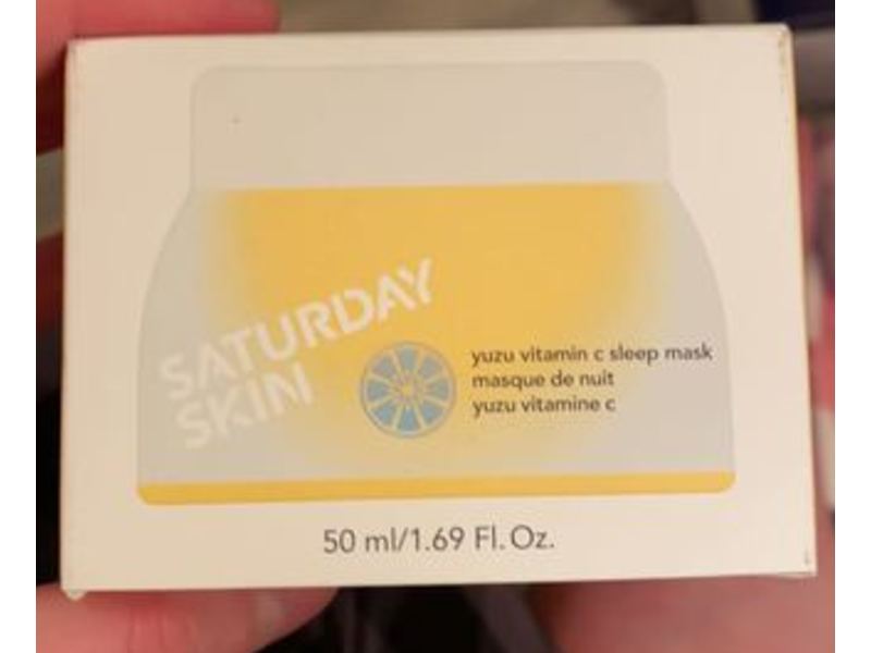 Saturday Skin Yuzu Vitamin C Sleep Mask, 1.69 fl oz/50 mL