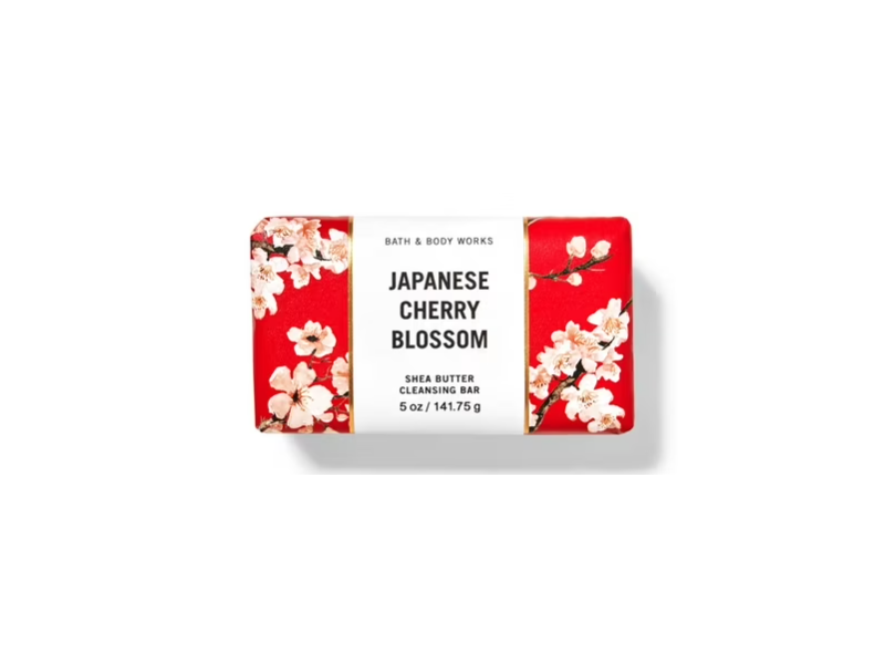 Bath & Body Works Shea Butter Cleansing Bar , Japanese Cherry Blossom, 5 oz/141.75 g