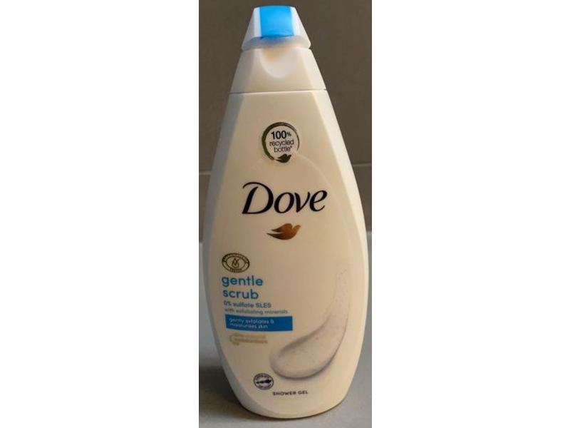 Dove Gentle Scrub Shower Gel, 500 mL