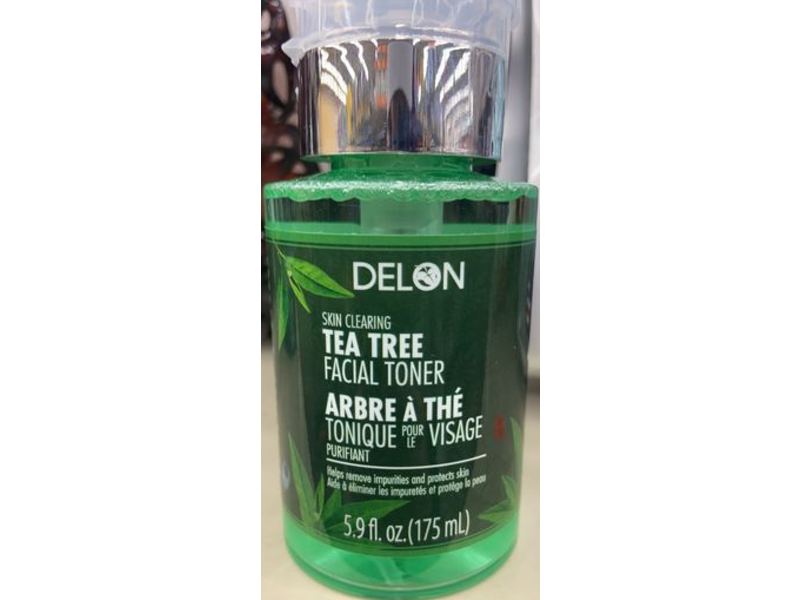 Delon Laboratories Skin Clearing Tea Tree Facial Toner, 5.9 fl oz/175 mL