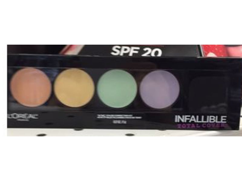 L'Oreal Paris Infallible Total Cover Color Correcting Kit, 225, 0.17 oz/5 g