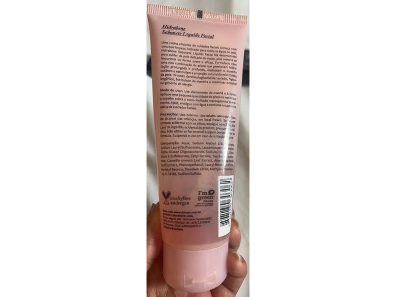 Hidrabene Sabonete Liquido Facial, 120 mL