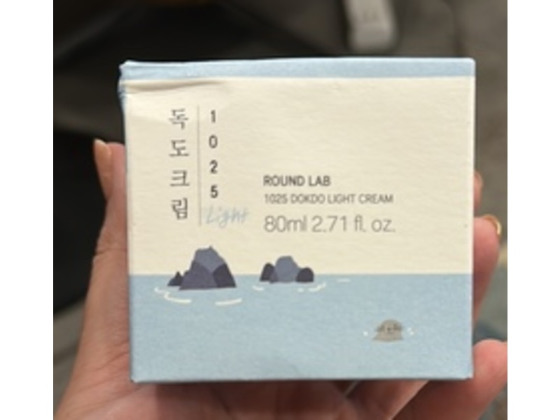 Round Lab 1025 Dokdo Light Cream, 2.7 fl oz/80 mL