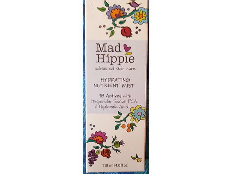 Mad Hippie Hydrating Nutrient Mist, 4.0 fl oz/118 mL