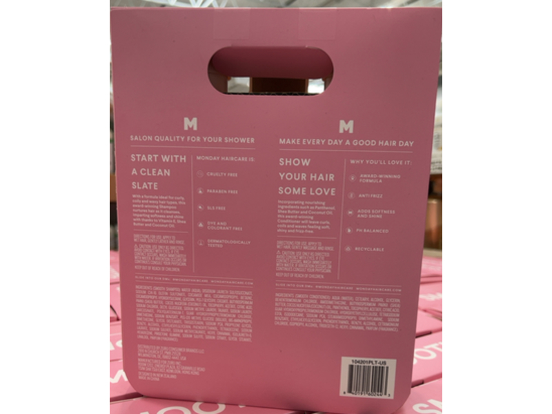 Monday Haircare Smooth Shampoo & Conditioner, 30 fl oz/887 mL