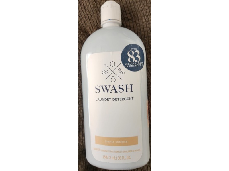 Swash Laundry Detergent, Simply Sunrise, 83 Loads, 30 fl oz/887.2 mL