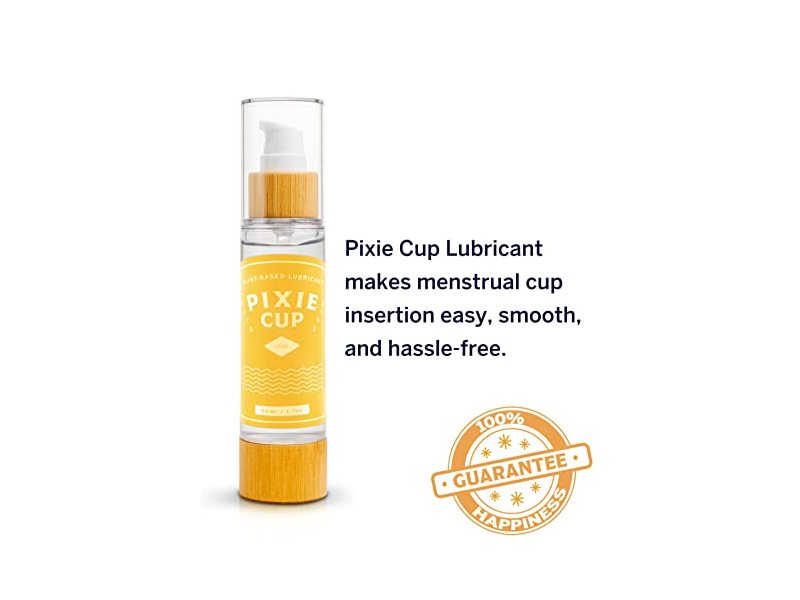 Pixie Menstrual Cup Lube - All Natural Water Based Lubricant (1.7 Ounces)