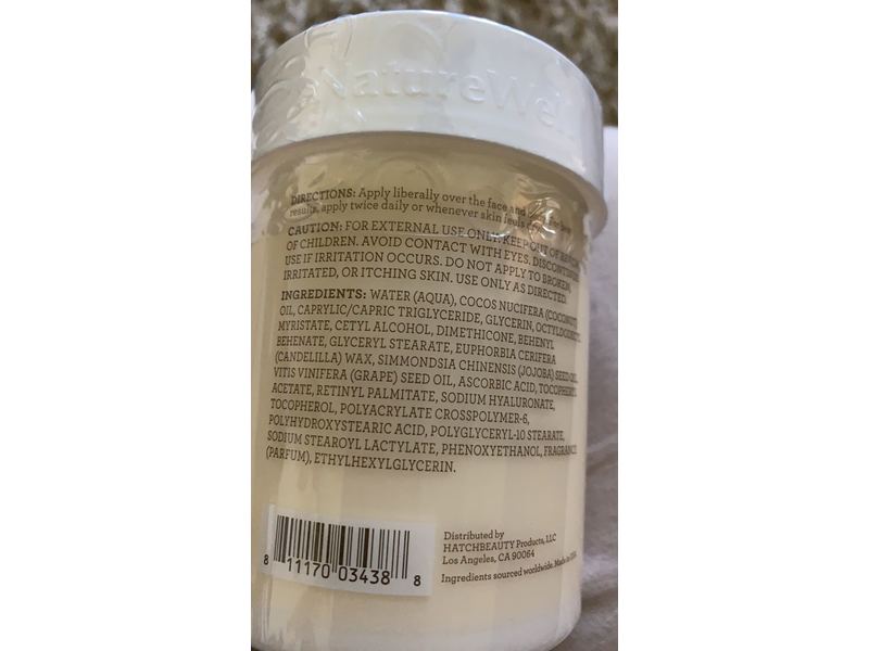 NatureWell Extra Virgin Coconut Oil Moisturizing Cream, 16 oz/454 g