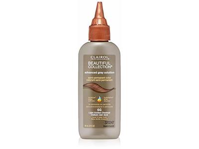 Clairol Professional Beautiful Collection Semi-Permanent Color, 6G Light Golden Chestnut, 3 oz./88 ml