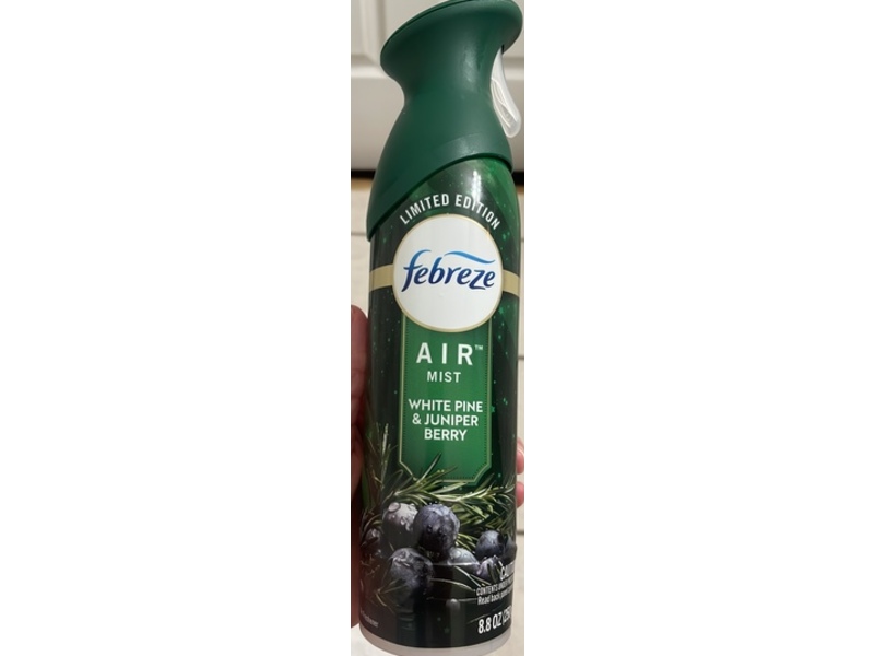 Febreze Air Mist, White Pine & Juniper Berry, 8.8 oz/250 g, Pack Of 2