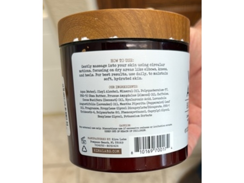 Pharm To Table Body Butter, Vanilla Almond, 16 fl oz/480 mL