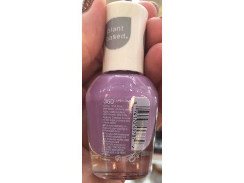 Sally Hansen Good. Kind. Pure Vegan Colour, 360 Laven-Dear, 0.33 fl oz/10 mL