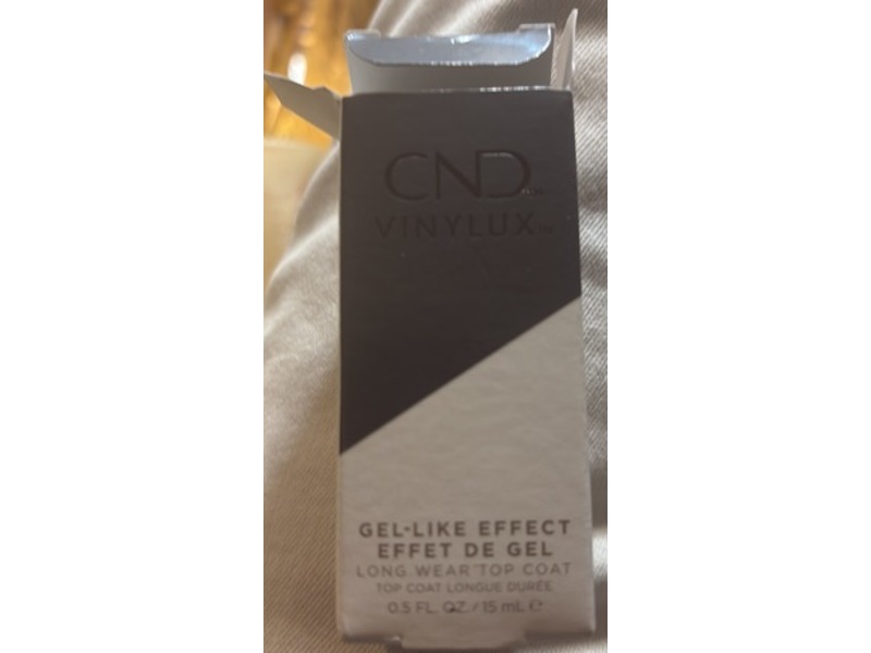 CND Gel-Like Effect Long Wear Top Coat, Clear, 0.5 fl oz/15 mL