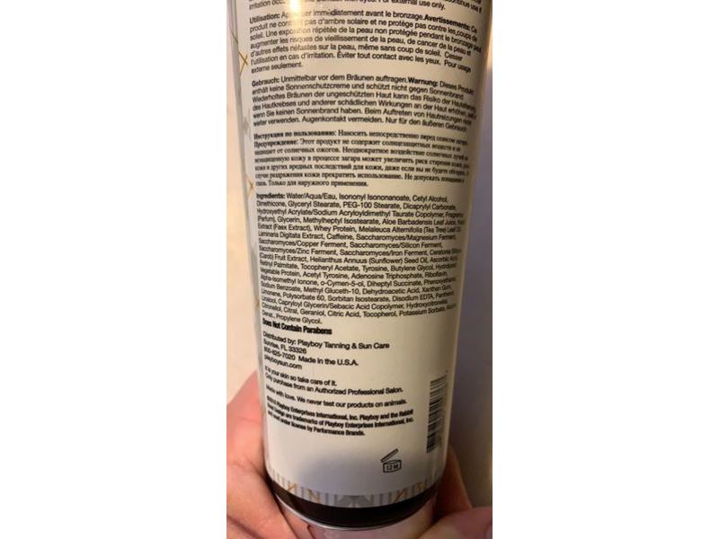Playboy For Men Ultra Dark Maximizer Tanning Lotion, 0.75 fl oz/22 mL