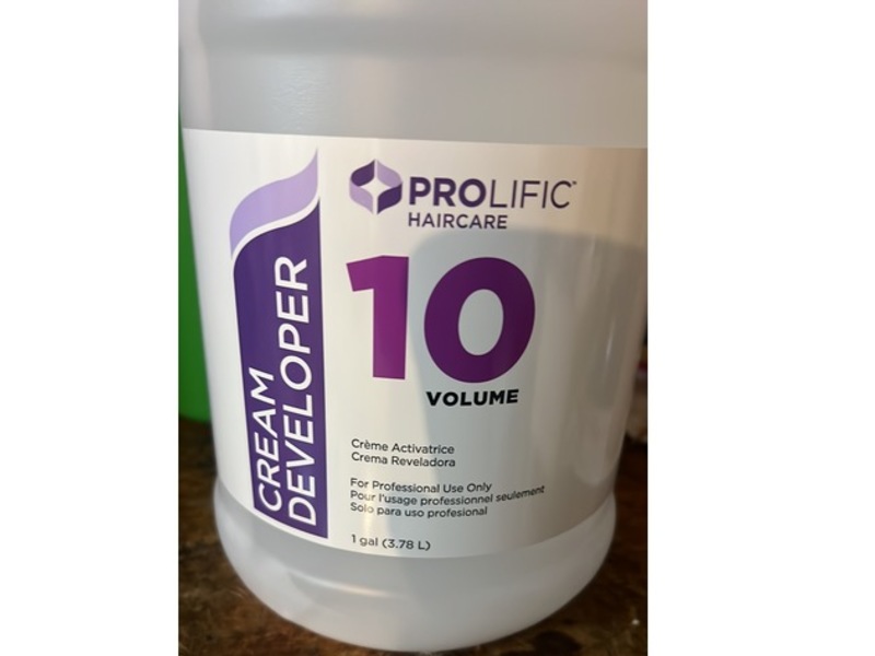 Prolific Haircare Cream Developer, 10 Volume, 3.78 L