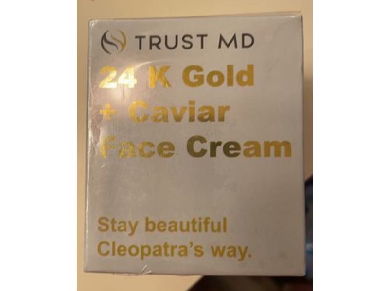 Trust MD 24 K Gold + Caviar Face Cream, 3 oz (90 mL)